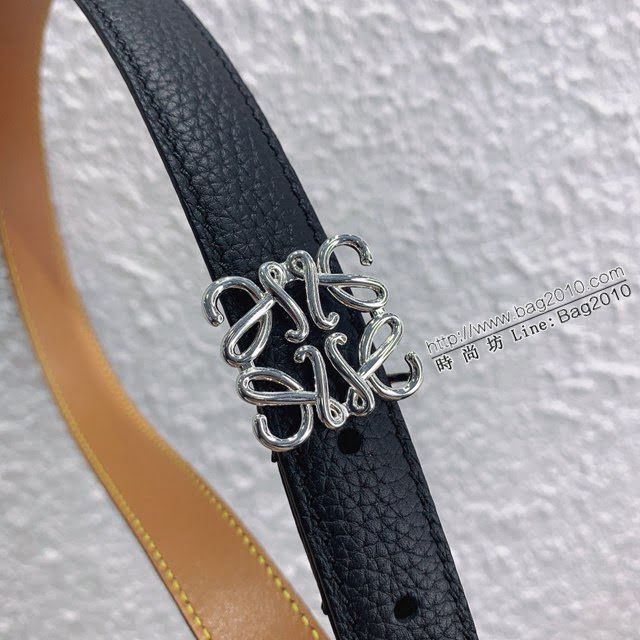 LOEWE女士皮帶 羅意威雙面用粒面小牛皮腰帶  jjp2154